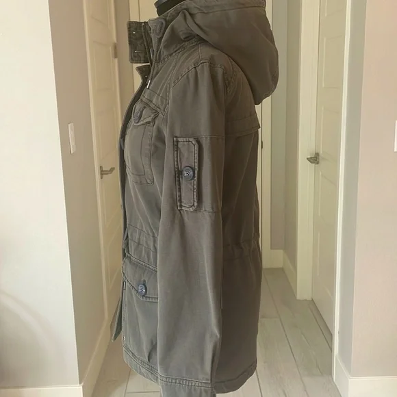 Levi’s Hooded Military Army Style Jacket Size XS NWT - Picture 8 of 14